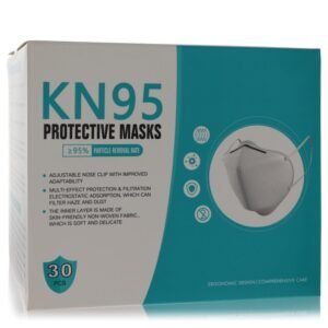 KN95 MASKE (30) KN95 MASKEN, VERSTELLBARER NASENKLAPPEN, WEICHES VLIESSTOFF, FDA- UND CE-ZULASSUNG, 1 GRÖSSE, Unisex