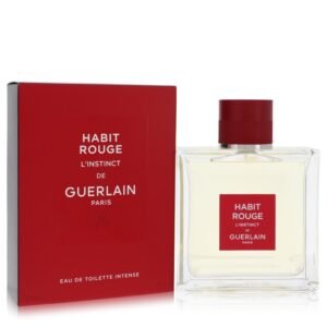 Habit Rouge L'instinct von Guerlain Eau de Toilette Intensivspray 3.3 oz für Männer Habit Rouge L'instinct von Guerlain Eau de Toilette Intensivspray 3.3 oz für Männer