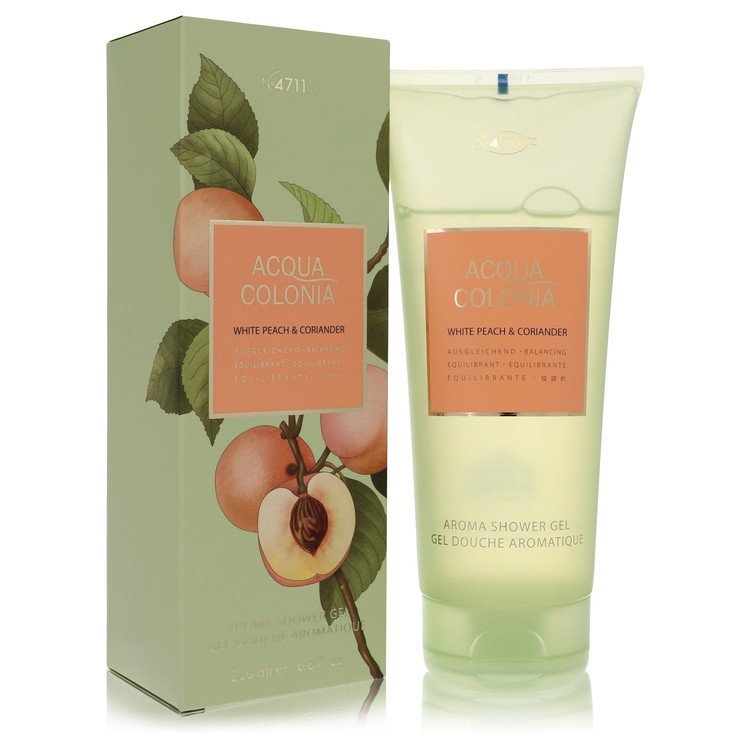 4711 ACQUA COLONIA WHITE PEACH & CORIANDER Shower Gel 6.8 oz for Women 4711 ACQUA COLONIA WHITE PEACH & CORIANDER Shower Gel 6.8 oz for Women