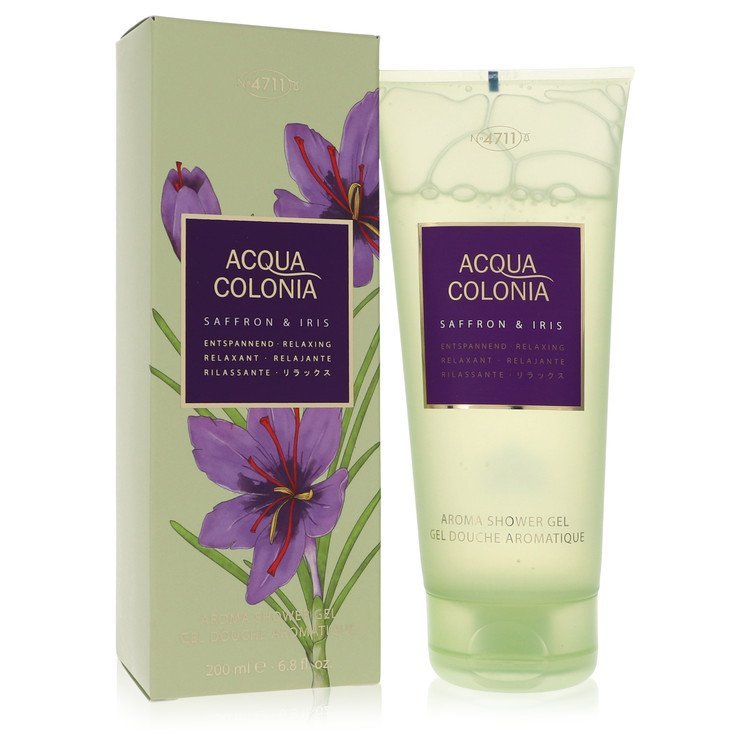4711 ACQUA COLONIA SAFFRON & IRIS Shower Gel 6.8 oz for Women 4711 ACQUA COLONIA SAFFRON & IRIS Shower Gel 6.8 oz for Women