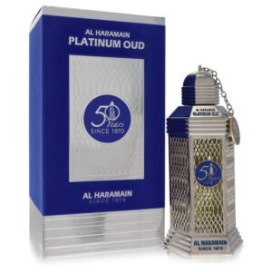 <span class="notranslate">AL HARAMAIN 50 YEARS PLATINUM OUD</span> Eau De Parfum 3.3 oz Unisex