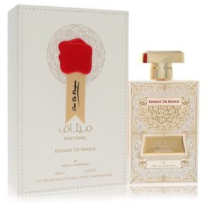 <span class="notranslate">AL ZAAFARAN ARD AL ZAAFARAN MEETHAQ EXTRAIT DE ROUGE</span> Eau De Parfum 3.4 oz Unisex