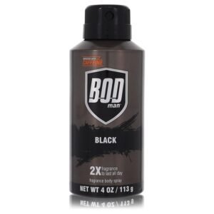 PARFUMS DE COEUR BOD MAN BLACK Body Spray 4 oz for Men