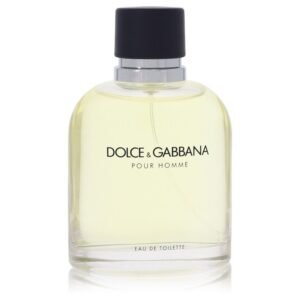 <span class="notranslate">DOLCE & GABBANA POUR HOMME</span> Eau De Toilette (tester) 4.2 oz for Men
