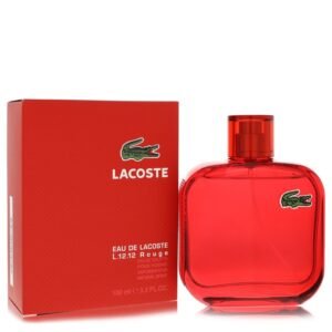 <span class="notranslate">LACOSTE</span> EAU DE LACOSTE L.12.12 ROUGE Eau De Toilette 3.3 oz for Men