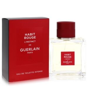 Habit Rouge L'instinct von Guerlain Eau de Toilette Intensivspray 1.6 oz für Männer Habit Rouge L'instinct von Guerlain Eau de Toilette Intensivspray 1.6 oz für Männer