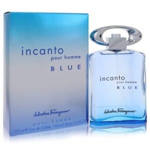 <span class="notranslate">SALVATORE FERRAGAMO INCANTO BLUE</span> Eau De Toilette 3.4 oz for Men