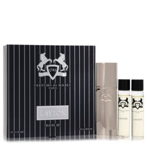 Layton Royal Essence von Parfums De Marly Drei Eau de Parfum Sprays Reiseset 3 x .34 oz für Männer
