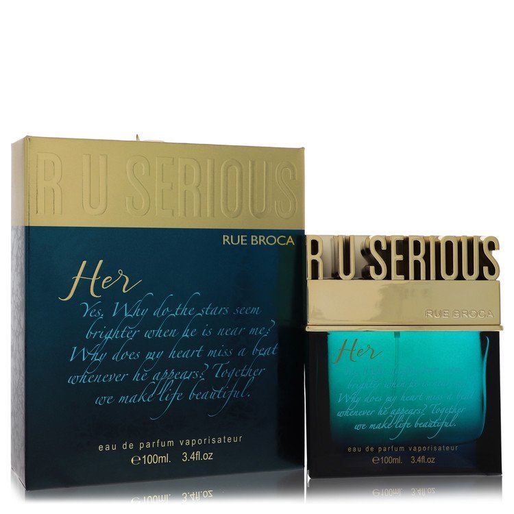 <span class="notranslate">RUE BROCA R U SERIOUS HER</span> Eau De Parfum 3.4 oz for Women <span class="notranslate">RUE BROCA R U SERIOUS HER</span> Eau De Parfum 3.4 oz for Women