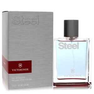 <span class="notranslate">SWISS ARMY STEEL</span> Eau De Toilette 3.4 oz for Men