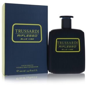 <span class="notranslate">TRUSSARDI RIFLESSO BLUE VIBE</span> Eau De Toilette 3.4 oz for Men
