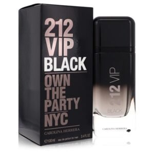 <span class="notranslate">CAROLINA HERRERA 212 VIP BLACK</span> Eau De Parfum 3.4 oz for Men