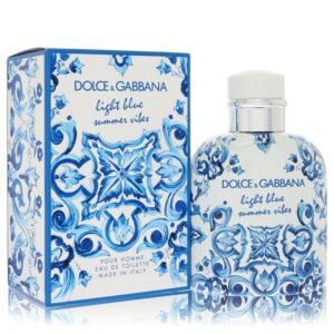 DOLCE & GABBANA LIGHT BLUE SUMMER VIBES Eau De Toilette (Tester) 4.2 oz für Männer