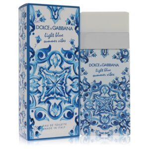 DOLCE & GABBANA LIGHT BLUE SUMMER VIBES Eau De Toilette (Tester) 3.3 oz für Frauen