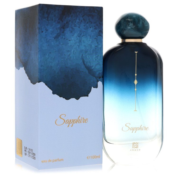 <span class="notranslate">AHMED AL MAGHRIBI SAPPHIRE</span> Eau De Parfum 3.38 oz for Men