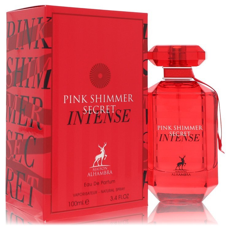 <span class="notranslate">MAISON ALHAMBRA PINK SHIMMER SECRET INTENSE</span> Eau De Parfum 3.4 oz for Women