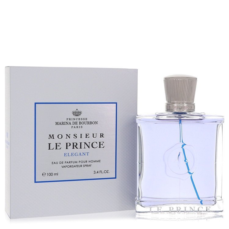 <span class="notranslate">MARINA DE BOURBON MONSIEUR LE PRINCE ELEGANT</span> Eau De Parfum 3.4 oz for Men