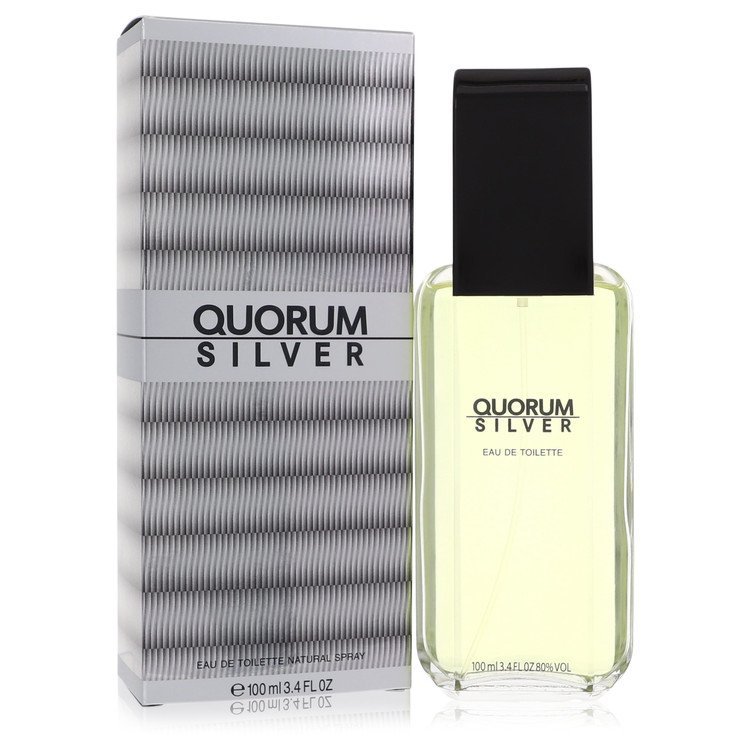 <span class="notranslate">PUIG QUORUM SILVER</span> Eau De Toilette 3.4 oz for Men