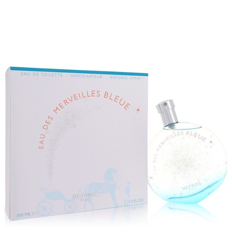 <span class="notranslate">HERMES EAU DES MERVEILLES BLEUE</span> Eau De Toilette 3.4 oz for Women