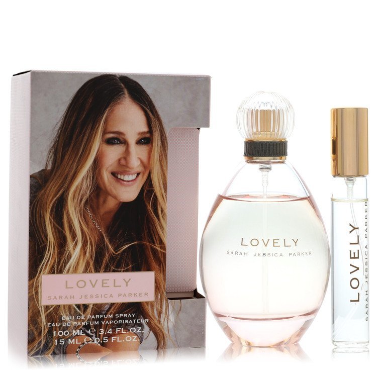 <span class="notranslate">SARAH JESSICA PARKER LOVELY</span> Eau De Parfum + 1/2 oz TRAVEL EDP 3.4 oz for Women <span class="notranslate">SARAH JESSICA PARKER LOVELY</span> Eau De Parfum + 1/2 oz TRAVEL EDP 3.4 oz for Women