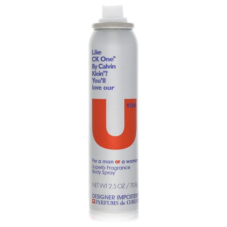 PARFUMS DE COEUR DESIGNER IMPOSTERS U YOU Body Spray (TESTER) 2.5 oz Unisex PARFUMS DE COEUR DESIGNER IMPOSTERS U YOU Body Spray (TESTER) 2.5 oz Unisex