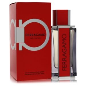 <span class="notranslate">SALVATORE FERRAGAMO RED LEATHER</span> Eau De Parfum 3.4 oz for Men