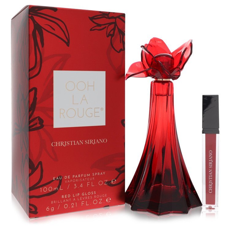 <span class="notranslate">CHRISTIAN SIRIANO OOH LA ROUGE</span> Eau De Parfum + 0.21 oz RED LIP GLOSS 3.4 oz for Women